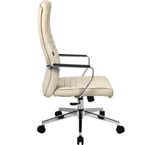 Кресло BRABIX PREMIUM Solo EX-730 алюминий, хром, экокожа, бежевое 532937
