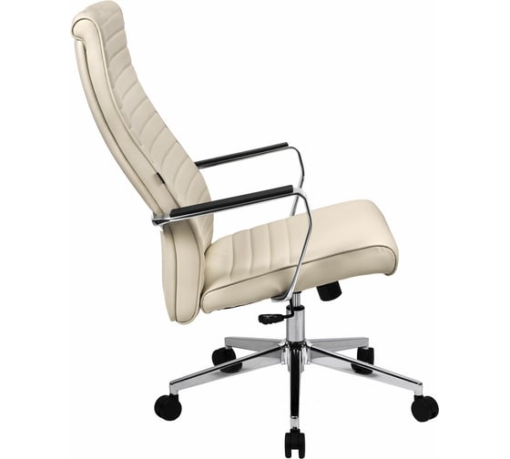 Кресло BRABIX PREMIUM Solo EX-730 алюминий, хром, экокожа, бежевое 532937