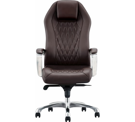 Кресло BRABIX PREMIUM Aurus EX-705 мультиблок, алюминий, экокожа, коричневое 532929