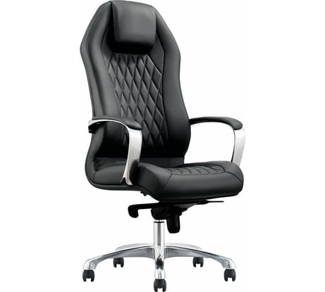 Кресло BRABIX PREMIUM Aurus EX-705, мультиблок, алюминий, экокожа, черное 532928