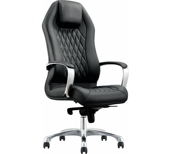 Кресло BRABIX PREMIUM Aurus EX-705, мультиблок, алюминий, экокожа, черное 532928