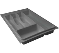 Лоток для столовых приборов Lemax PROF 40 см, серый, пластик MPT40GR