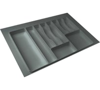 Лоток для столовых приборов Lemax PROF 80 см, вулканический серый, пластик MPT80VG