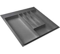 Лоток для столовых приборов Lemax PROF 60 см, серый, пластик MPT60GR