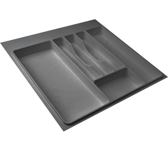 Лоток для столовых приборов Lemax PROF 60 см, серый, пластик MPT60GR