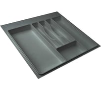 Лоток для столовых приборов Lemax PROF 60 см, вулканический серый, пластик MPT60VG