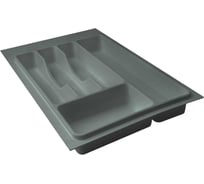 Лоток для столовых приборов Lemax PROF 40 см, вулканический серый, пластик MPT40VG