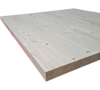 Мебельный щит ООО Сибирский лес хвоя 40 мм АВ 40х1000х1000 4656760335300