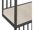 Стеллаж GreenWeen SOHO MINI, черный каркас, полки керамика Ivory, 450x300x1950 мм GW-SOHO-MINI-B-KI 4