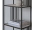 Стеллаж GreenWeen SOHO MINI, черный каркас, полки керамика Ivory, 450x300x1950 мм GW-SOHO-MINI-B-KI 9