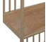 Стеллаж GreenWeen SOHO MINI, золотой каркас, полки ЛДСП Робиния, 450x300x1950 мм GW-SOHO-MINI-G-LD-R 4
