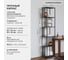 Стеллаж GreenWeen SOHO MINI, черный каркас, полки ЛДСП Бетон темный, 450x300x1950 мм GW-SOHO-MINI-B-LD-BETTEM 12