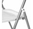Стул складной BRABIX Golf Lite CF-017, серебристый каркас, пластик белый 532896 15