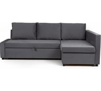 Угловой диван-кровать Divan24 Траумберг, серый Veluta Lux 32 70310421
