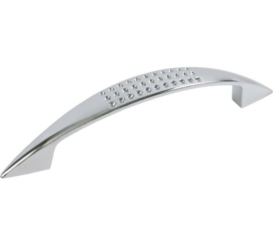 Ручка-скоба MF K6114 AL 96 мм, хром, алюминий 786621v