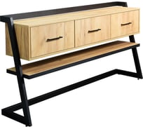 Консоль Desk Question лофт DQ серия ITLA - Madrid цвет дуб табачный 10213