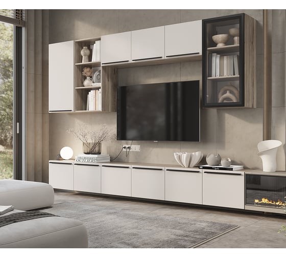 Тумба Арника Урбан ТБ-18, дуб смоки, кашемир 00-00166301