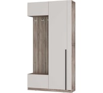 Прихожая Арника Урбан" ПР-01 дуб смоки/кашемир, белый 00-00166296