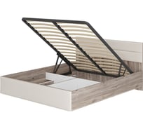 Кровать с подъёмным механизмом Арника Урбан КР-18 160х200, дуб смоки, кашемир Н00166701