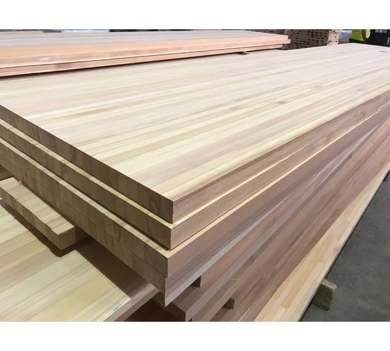 Щит MW Лиственница 40x400x1500 Цельноламельный Экстра ЛЩЦ404001500