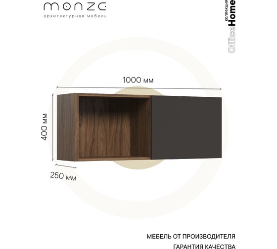 Полка с дверцей МЕДИЦИНОФФ MZ1-PL1