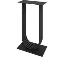Подстолье для консольного столика GENGLASS ARFEO, U-образное, черное GGKP-02-2
