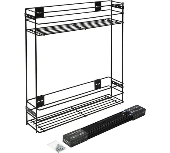 Бутылочница Lemax PROF 150 мм с боковым креплением и доводчиком, черный VK-02-150BL 1
