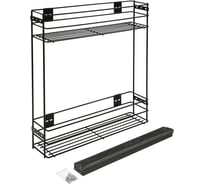 Бутылочница Lemax PROF 150 мм с боковым креплением, черный VK-01-150BL