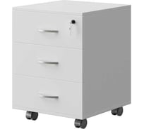 Тумба выкатная с замком Альянс мебель ХИТ 434x454x587 К-5 Белый