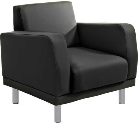 Кресло Фабрикант Том Кожа искусственная, ECO, №16Н черный AL 4600812041343