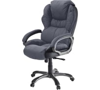 Кресло Фабрикант Рисмер Ткань, Velur, v 32 серый, МТГ, крестовина PL-5, PL-5, ролик обрезиненный 4600811918691