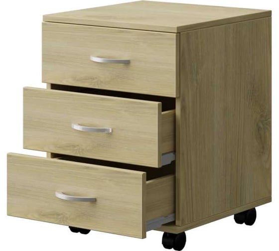 Тумба выкатная Альянс мебель ХИТ 434x454x587 К-5.1 Каштан Черноморский мокко