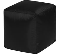 Пуфик DreamBag куб черный оксфорд 3900901