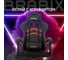 Кресло компьютерное BRABIX Shooter GM-123, 2 подушки, экокожа, черное/красное 533190 19