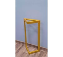 Подстолье-опора для стола Parallax 810 450 40x20, треугольное металлическое барное, золотое, Лофт, 1 шт 91GD0450250810-TRG