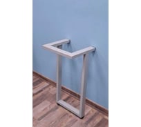 Подстолье устойчивое для стола Parallax Параллакс, металлическое, барное, Лофт, с регулировкой высоты, 820х550 мм, 50x25 мм, серое 77GR0550300820-PRM