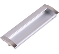 Врезная ручка Стройбат 128 мм, серый, коробка (300 шт) 417019