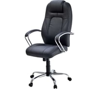 Кресло Фабрикант Кольт Кожа искусственная, ECO, №16Н черный, ТГ, кр. Альфа 700 CH, CH-4, ролик ст 4610018462279