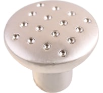 Ручка-кнопка Стройбат мод.5033, матовый хром, коробка 1000 шт 417001