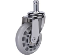 Колесо для кресла Brante D 65 мм, хромированное, на штыре M11, силикон 107286