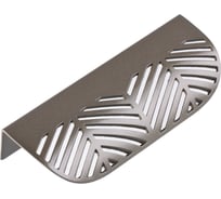 Накладная перфорированная ручка Стройбат 96 сталь матовый графит коробка (250 шт) 418226