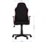 Игровое кресло Helmi HL-S09 Red line ткань черная/красная 306175 4