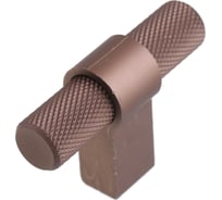 Ручка кнопка Стройбат штырь алюминий, состаренная медь коробка (500 шт) 418209