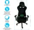Игровое кресло Helmi HL-G08 Target ткань черная/зеленая, 2 подушки 306179 2