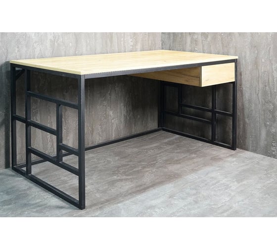 Письменный стол Desk Question лофт DQ 1400*750 Work Loft дуб табачный 10132