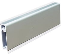 Алюминиевый плинтус GTV L-3.0, серебро 12006
