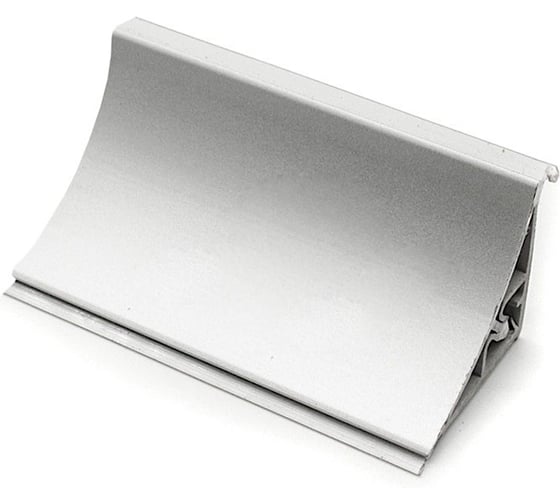 Алюминиевый вогнутый плинтус GTV L-3.0, серебро 13171 1