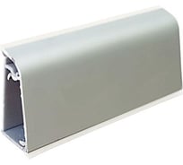 Алюминиевый плинтус GTV L-3.0 серебро 14556