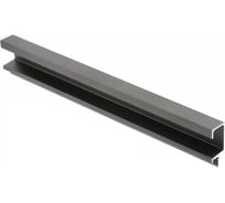 Врезная ручка GTV FIRM C L-3,5 м, черный матовый PA-FIRM-C3500-20M