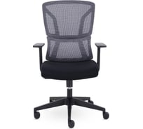 Кресло UTFC Номи М-317 черный пластик серый/черный ПУ-00033574